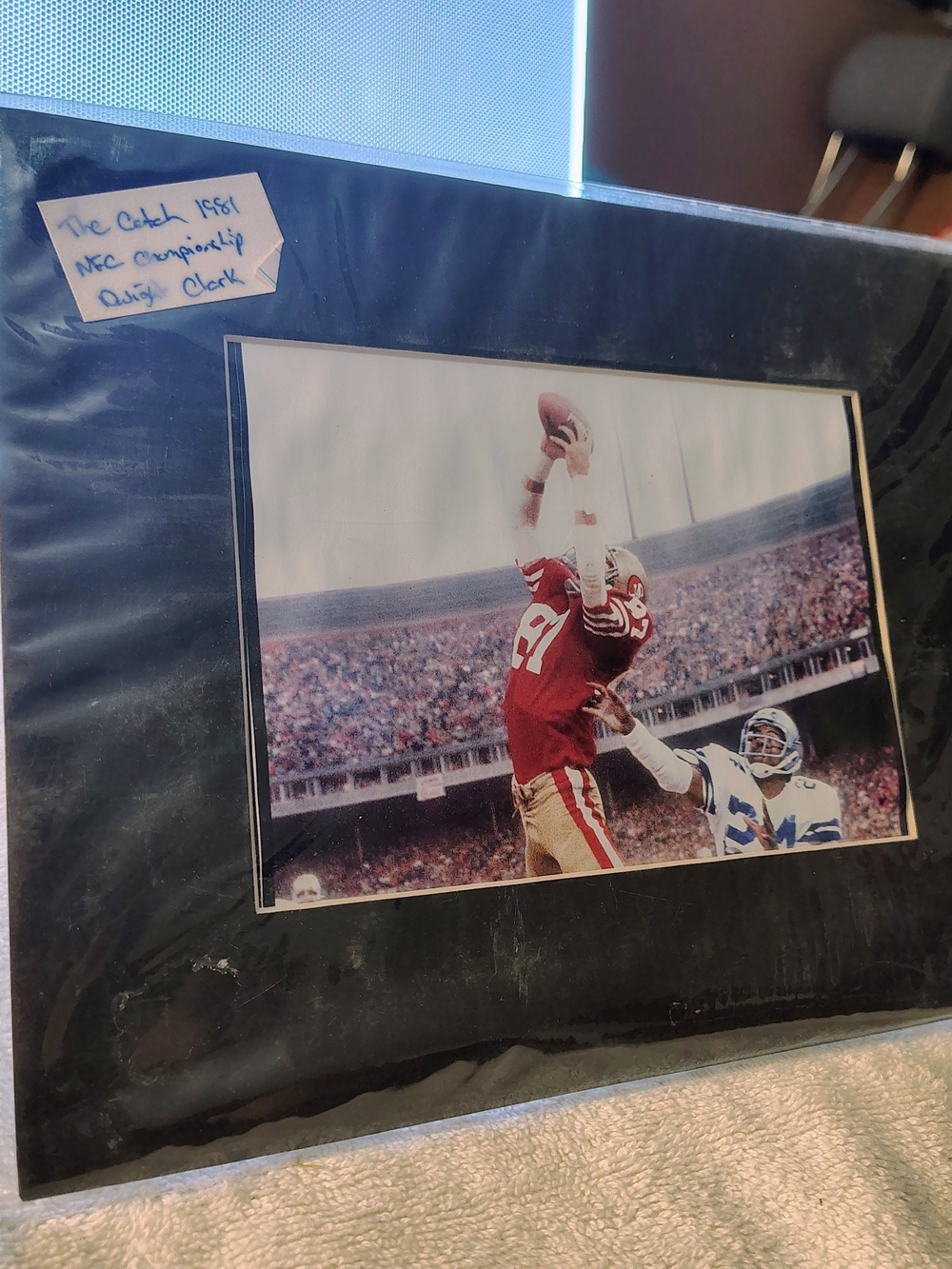 Ready To Frame 8x10 Paper Print Photo NFL 49ers "THE CATCH" Dwight Clark